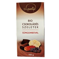  Bio csokoládés szeletek Süngombával