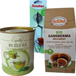  Reishi (Ganoderma) gomba s zld tea
