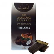   Bio csokolds szeletek kkuszos 100g