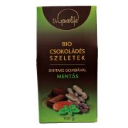   Bio csokolds szeletek Shiitake gombval, Ments